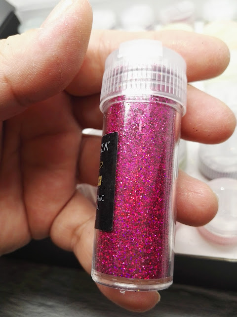 Arteza porporina glitter per decorare la resina epossidica 54 colori