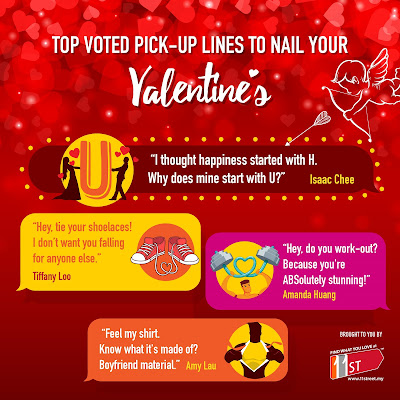11street Top voted pick-up lines to nail your Valentine's Day