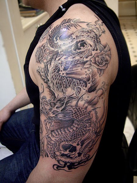 Chinese New Year 2012 The Year Of The Dragon Tattooed Lady Body Art