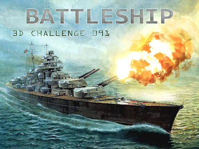 Battleship on Sketchup 3d Challenge  3d Challenge  091   Battleship
