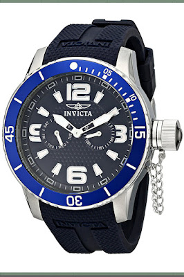 blue invicta watch for mens