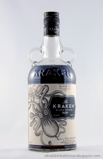 What I Drink At Home: The Kraken Black Spiced Rum Review ...