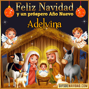 Feliz Navidad y próspero Año Nuevo Adelvina