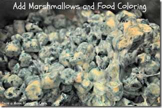 Coloring Marshmallows for Rice Krispies Treats