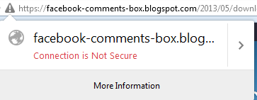 blogspot blog with HTTPS disabled