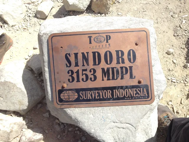 Plakat puncak sindoro