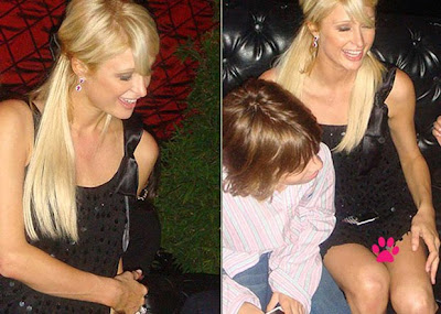 Paris Hilton sem calcinha