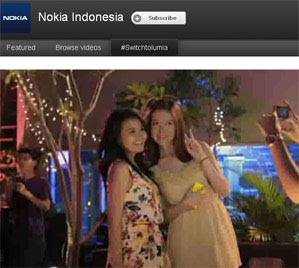 Website Nokia Lumia