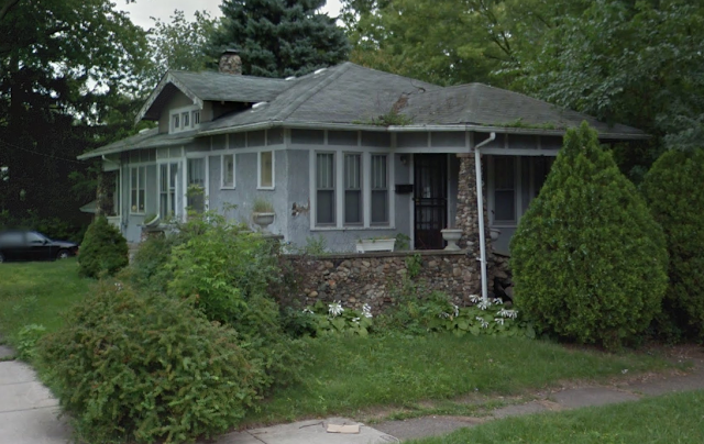 Front and left of Sears Hawthorne 16770 Rockdale St, Detroit, Michigan-demolished