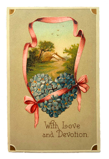 love devotion romantic postcard background download image