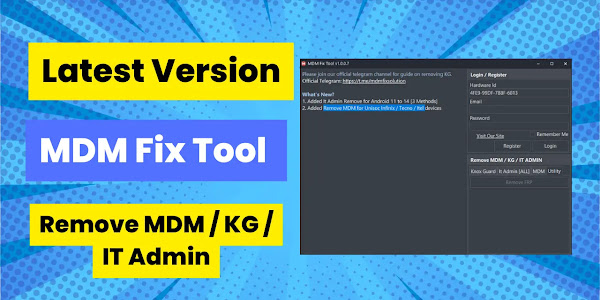 MDM Fix Tool V1.0.7.8 For Seamless Device Management