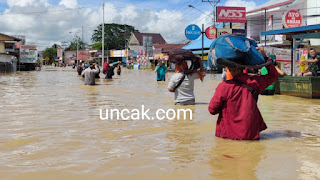 Banjir 2021 Terbesar di Kapuas Hulu, Kota Putussibau dan Sekitarnya Tenggelam