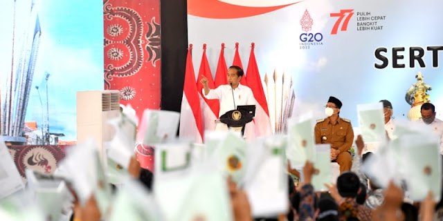 Jokowi: Kalau Masih Ada Mafia Tanah, Gebuk!