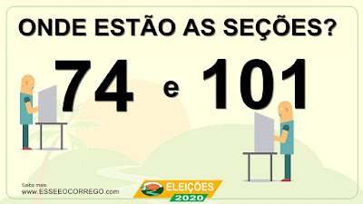 Para onde vão os eleitores das seções 74 e 101?