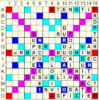 Scrabble, Serie de Maxime, Record national la 14 august 2011 - Maestru al Sportului Gheorghe Roman