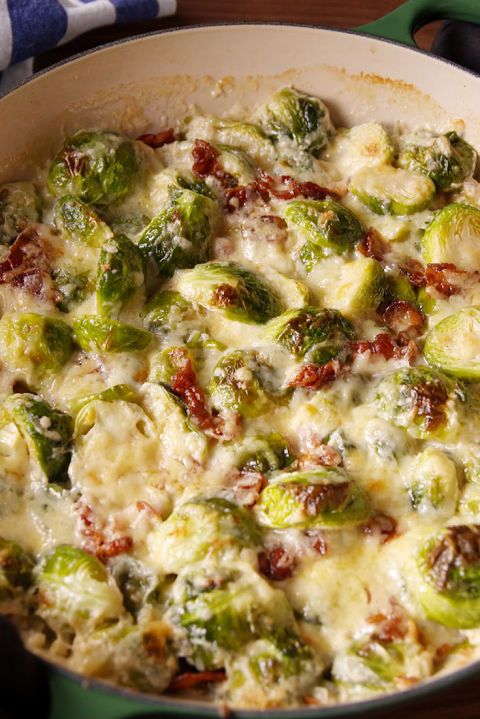 Even picky eaters can't say no to buffalo Brussels sprouts.