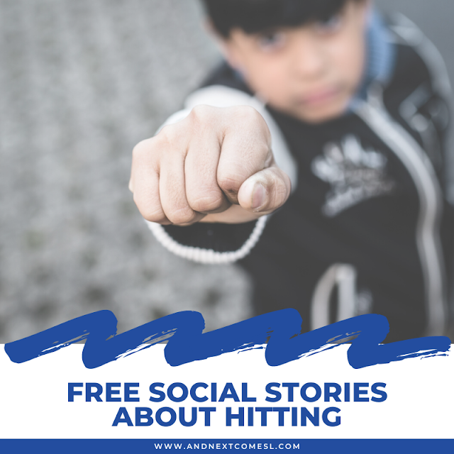 Free social stories about hitting and aggression