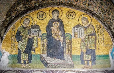 Theotokos the Virgin and Child Hagia Sophia