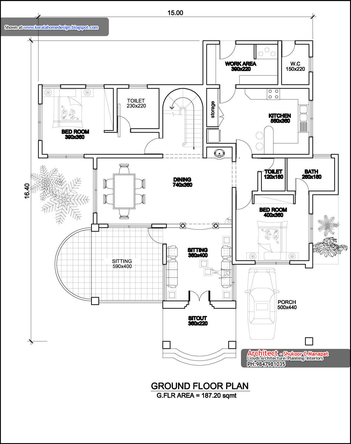  Kerala  home  plan  elevation and floor plan  3236 Sq FT 