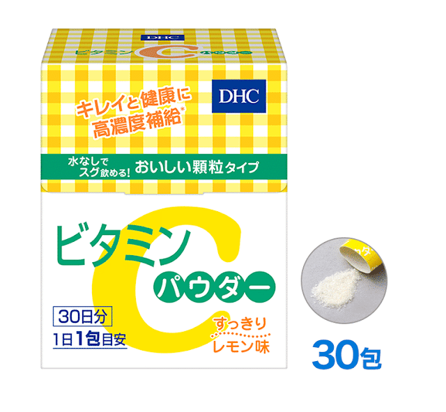 Vitamin C dạng bột sủi 1,500mg DHC, hộp 30 gói, Nhật Bản