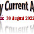 30 August Current Affairs in Hindi