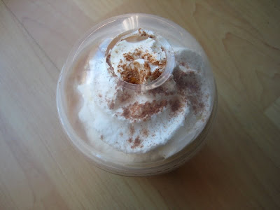 Starbucks Iced Pumpkin Spice Latte top view