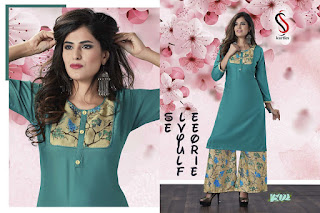 Ruhani Ss Kurtis Plazzo