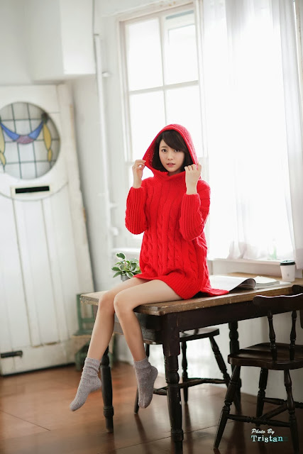 3 Bo Mi in red - very cute asian girl-girlcute4u.blogspot.com