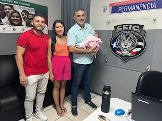  Bebê de 12 dias é salvo de engasgo por Policiais Civis do Maranhão 