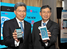   Source: RHB. From left: Dato’ Khairussaleh Ramli, Group Managing Director for RHB Banking Group and U Chen Hock, Executive Director, Group Retail Banking for RHB Banking Group at the official launch of the new RHB Now Mobile Banking App. 