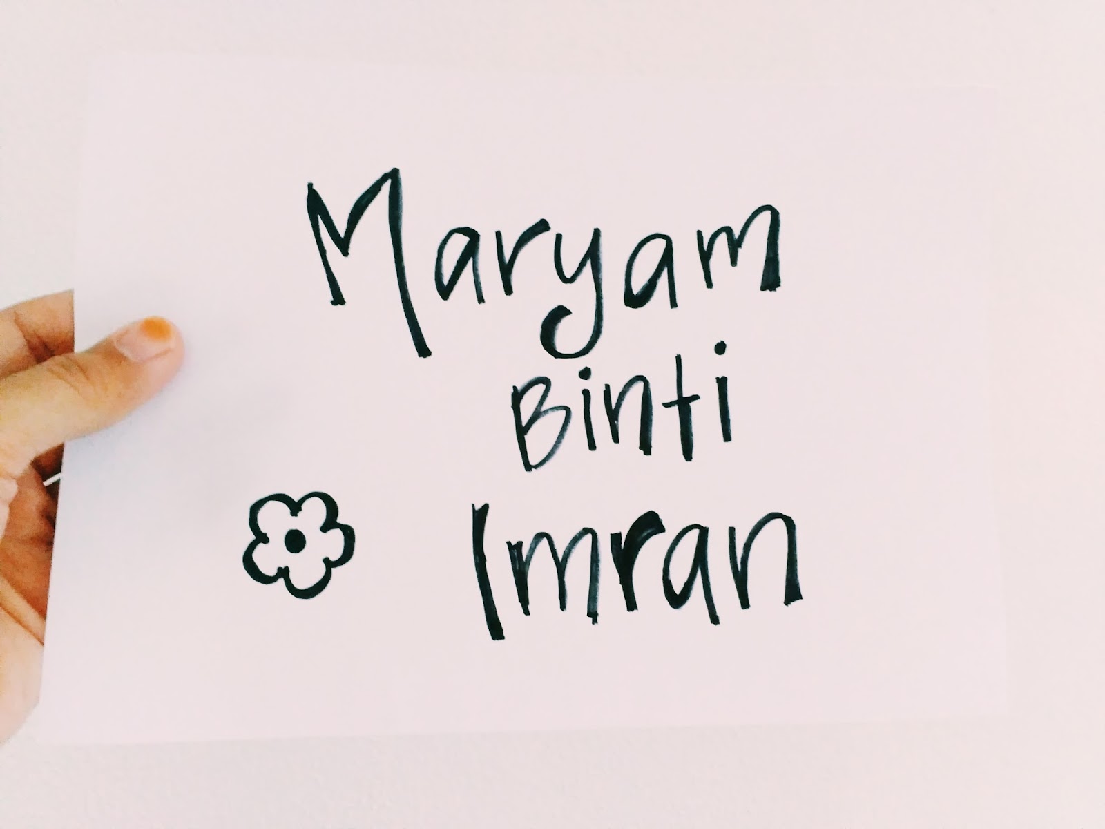 NIENA ISMAIL: SRIKANDI : Maryam Binti 'Imran