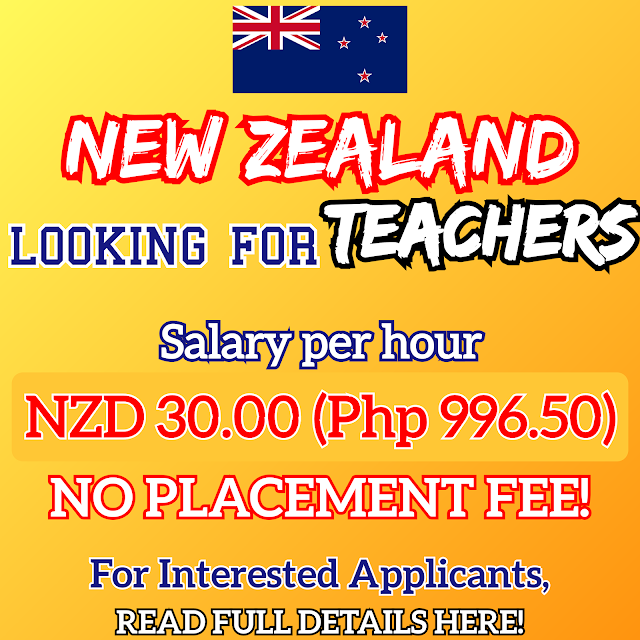 Early Childhood Teachers are needed in New Zealand | NZD 30.00 Salary per hour | Apply Now!