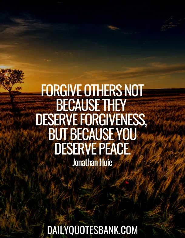 Quotes About Forgiveness and Peace