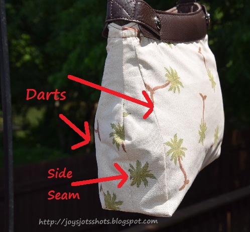 http://joysjotsshots.blogspot.com/2015/06/dart-construction-for-large-purse-skirt.html