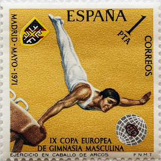 IX CAMPEONATO EUROPEO DE GIMNASIA MASCULINA. CABALLO CON ARCOS