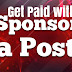 How to make money with Sponsored posts