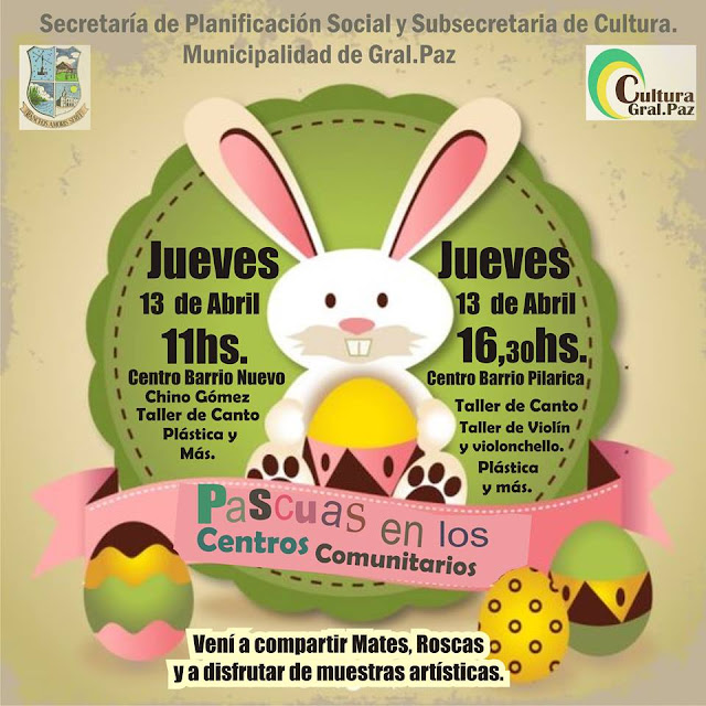 Actividades de Pascua en los Centros Comunitarios en Ranchos