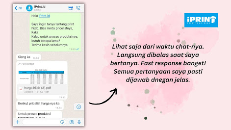 Admin iPrint yang fast response