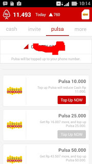 top up pulsa dari cashtree