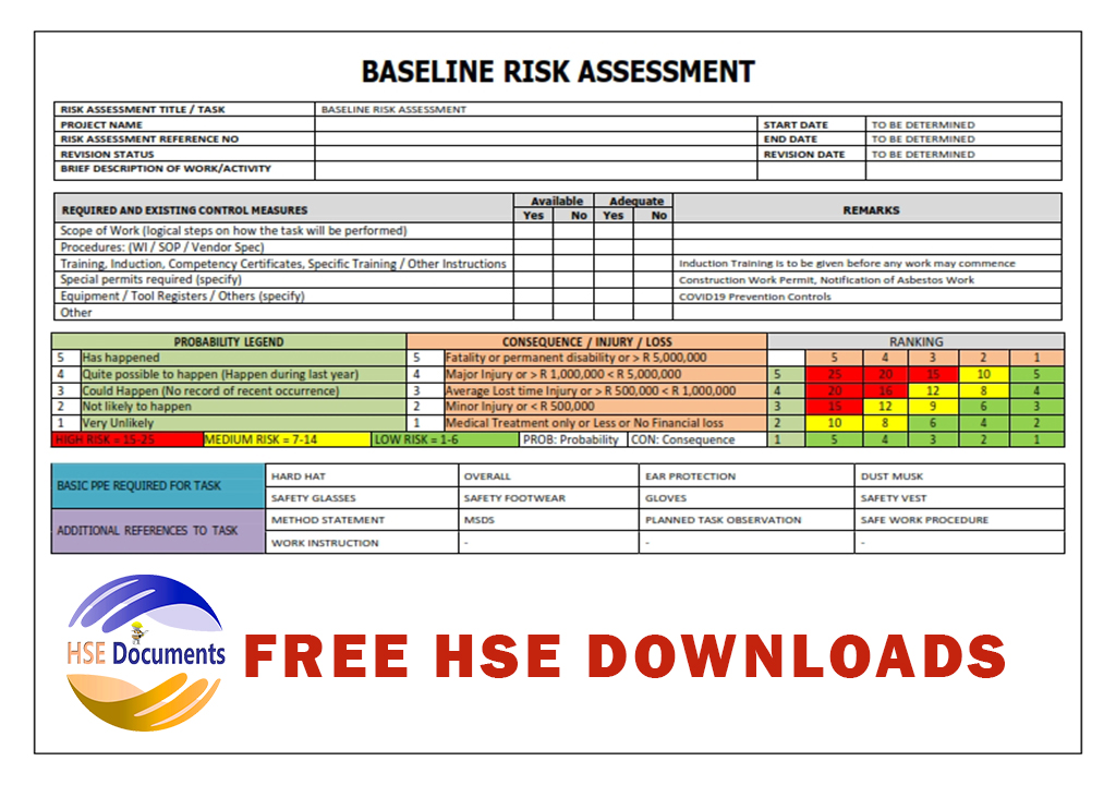 BASELINE RISK ASSESSMENT