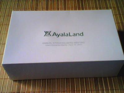 AyalaLand Stockholders Meeting 2010 Meal Box