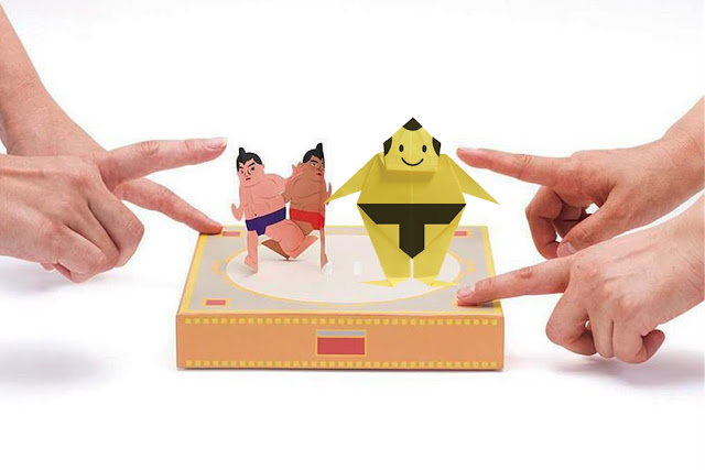 Cách gấp, xếp võ sĩ Sumo bằng giấy Origami - How to make a paper Sumo Wrestler