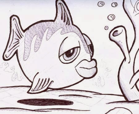 How To Draw Cartoon Fish