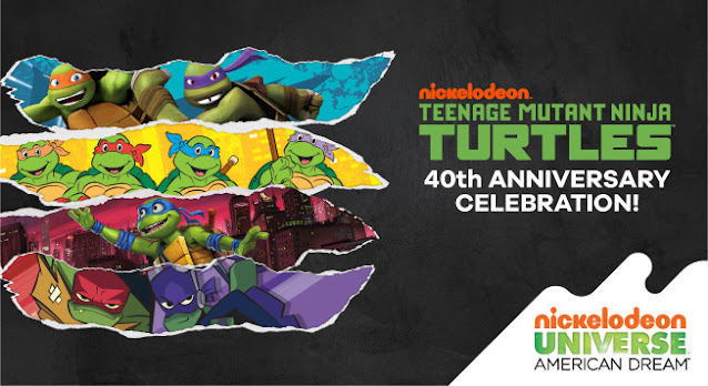 Teenage Mutant Ninja Turtles 40th Anniversary Celebration at Nickelodeon Universe in American Dream