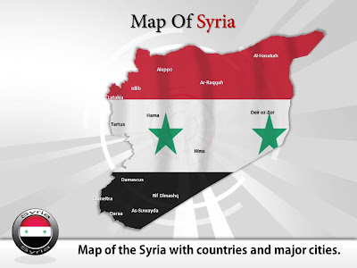 Syria Map PowerPoint