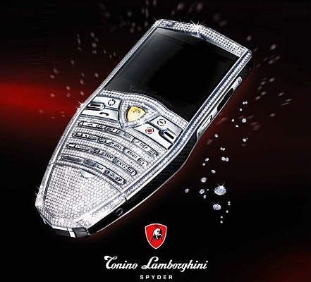 The Spyder Supreme Diamond cell phone by Tonino Lamborghini