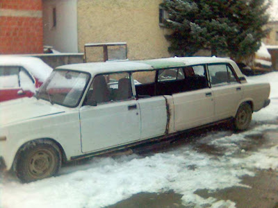 These cars are Lada sedans The Lada was originally produced in the USSR in