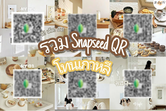 รวม Snapseed QR แต่งรูปโทนเกาหลีเกาใจ | โทนดี โทนเด็ด โทนดัง