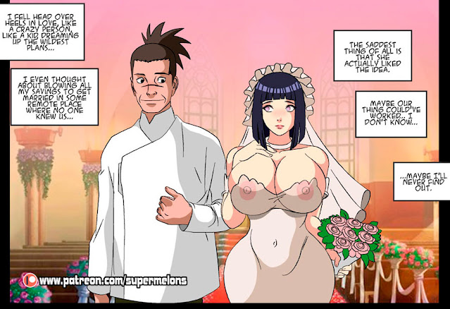 Naruto Boruto Iruka Hinata  wedding marriage big_breast tits