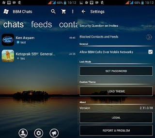 BBM MOD WP (Windows Phone) Transparan V.3.0.0.18 APK